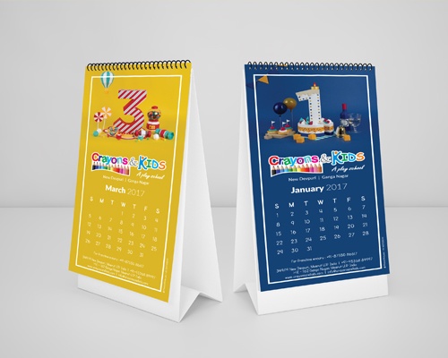 Preshool Calendar Design Agency