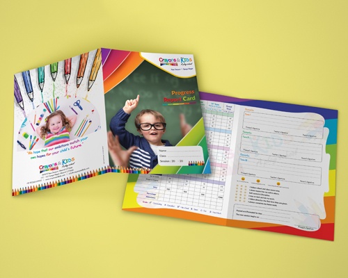 Preshool Report Cards Design Company