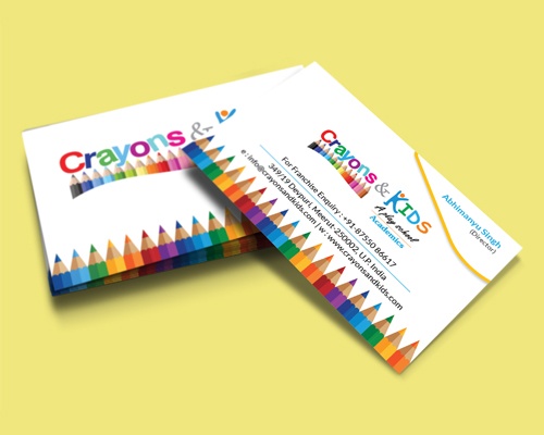 Play School Business Cards Design Agency