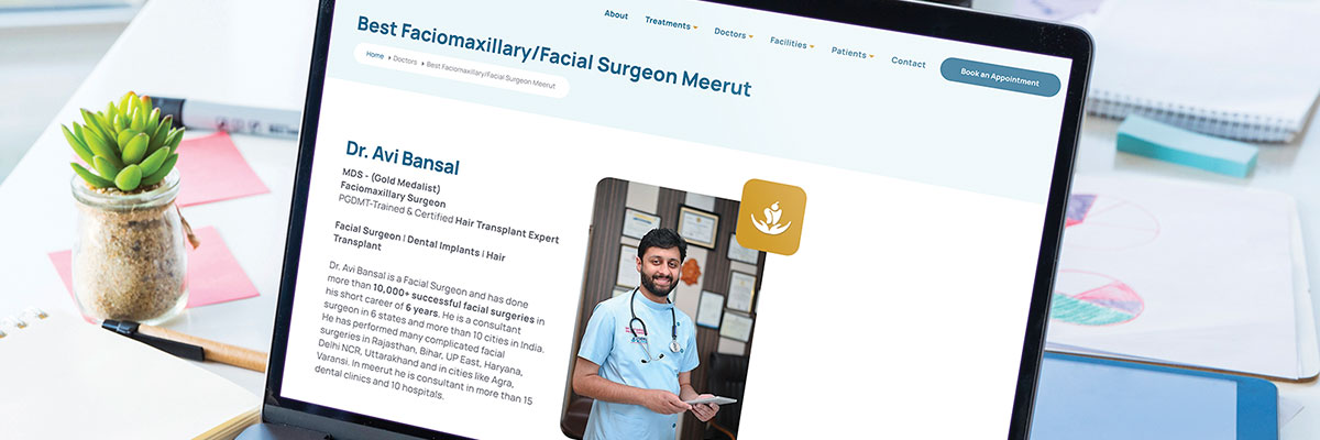 Website Design of Oral Surgeon