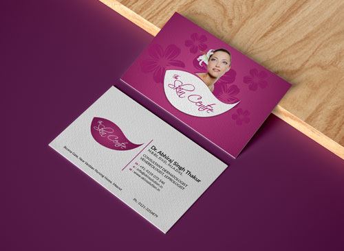 Dematology Doctor Business Cards Design Agency