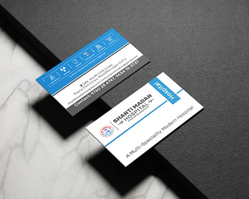 Hospital Business Cards Design Agency