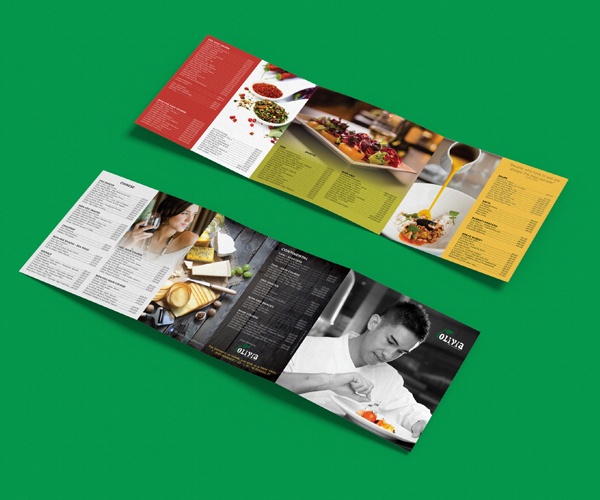 Hotel menu design company