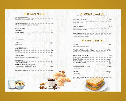 Hospitality Menu Design Agency