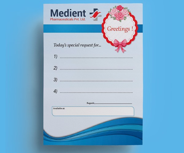 Pharmaceutical reminder cards design company